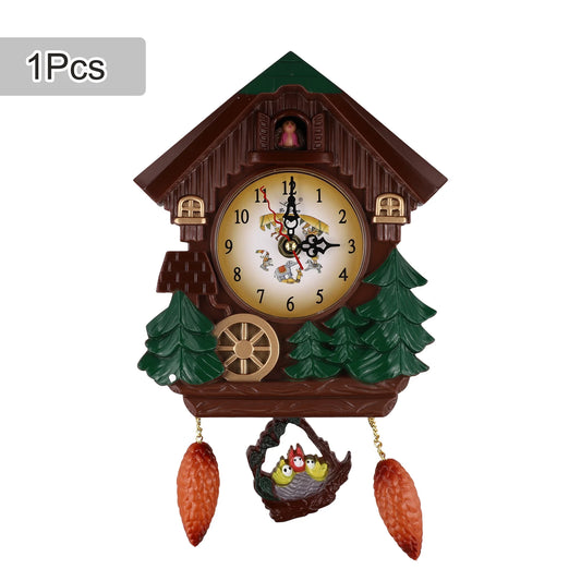 Wall-mounted Alarm Clock Cuckoo Pendulum Clock