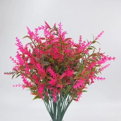 3/5/10Pcs Artificial Flower Plastic Lavender Fake Plant Home Table Outdoor Garden Decoration Wedding Bridal Bouquet Decoration