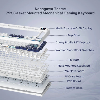 womier SK80 Gasket Mounted Mechanical Keyboard