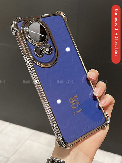 Drop-Resistant Electroplating Transparent Cover with Dynamic Hard Case