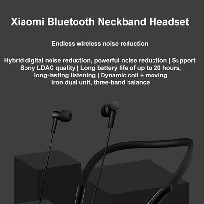 Bluetooth Headset Hybrid Noise Cancellation Neckband