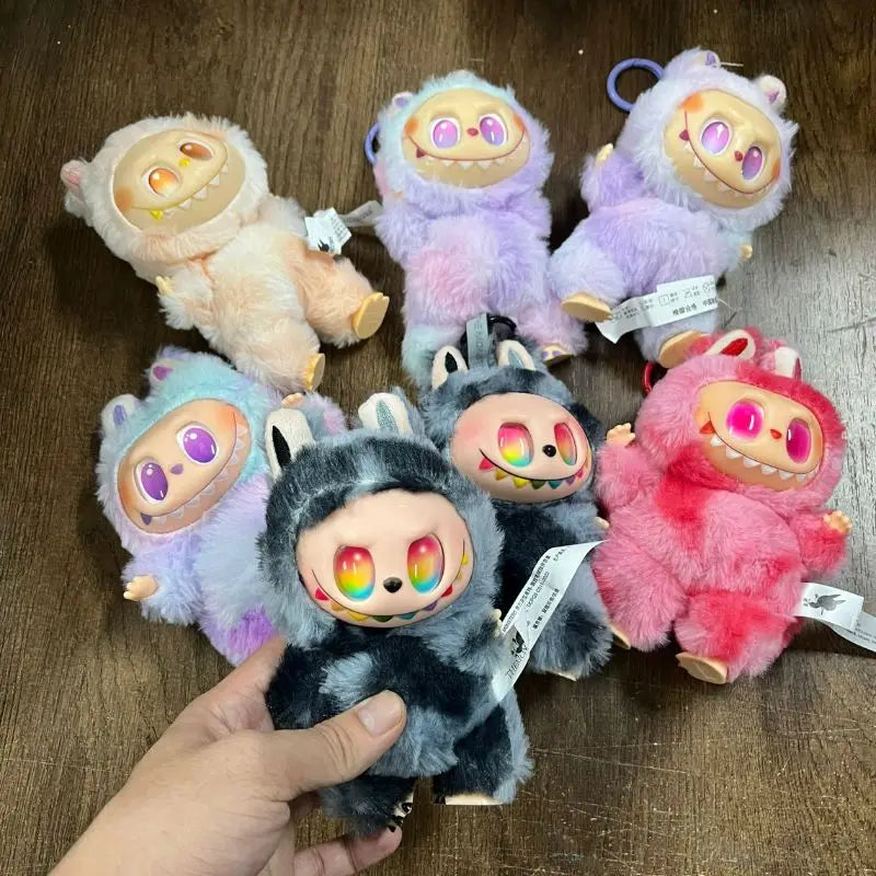 Labubu v3 os monstros de alta energia ahead série vinil pelúcia bsg pingente caixa cega brinquedos macaroon vinil boneca pelúcia bonito presentes da menina