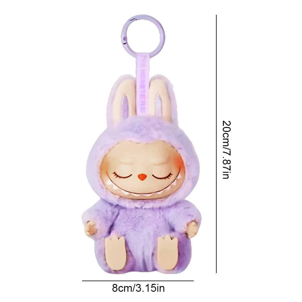 1:1 Replica Labubu The Monsters Toys Plush Vinyl Face Dolls Heart-Moving Macaron Hanging Keychain Dolls Action Figures Model