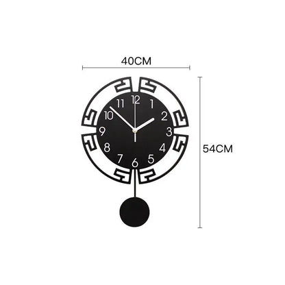 Creative Swingable Silent Wall Clock,