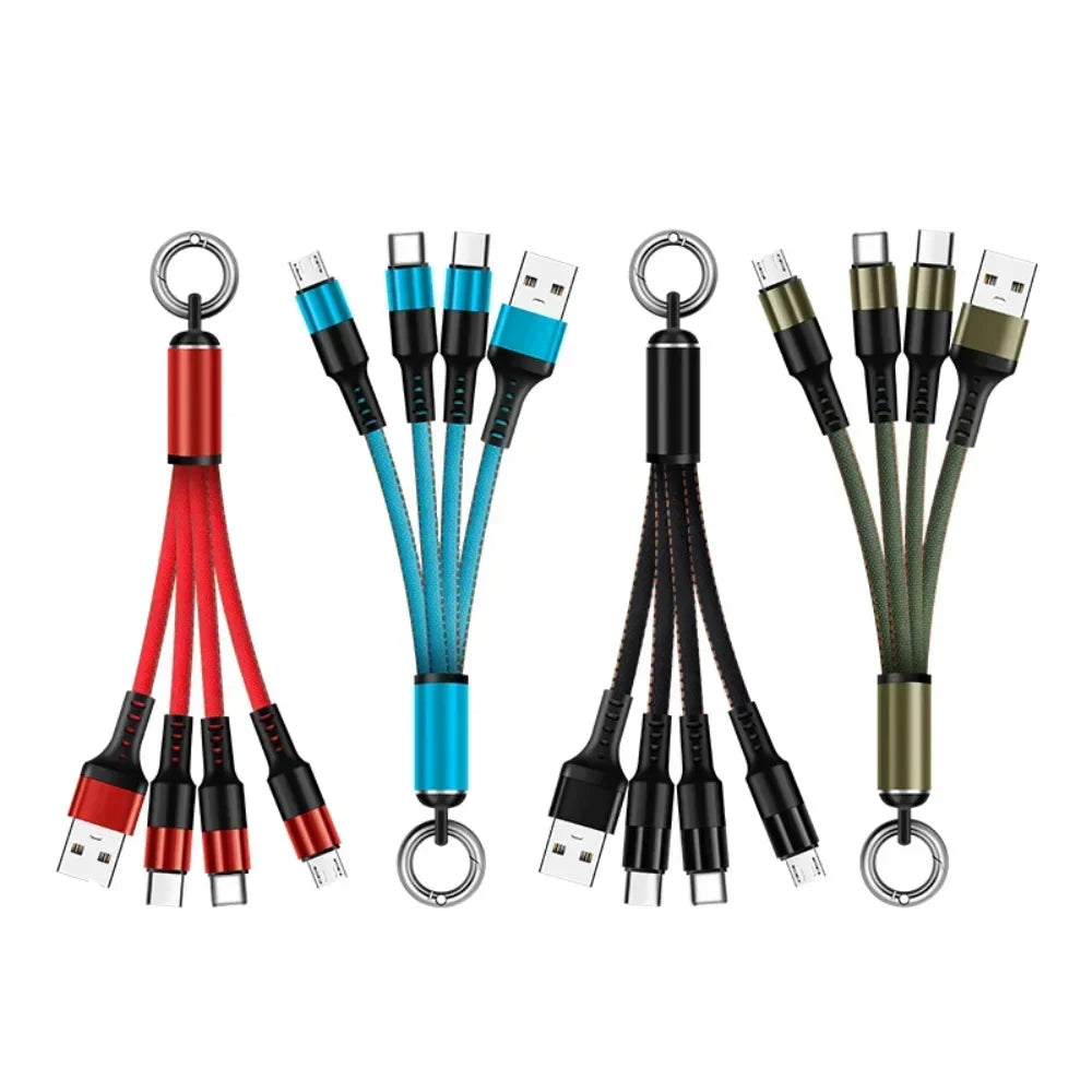 AOSOTUK 3 in 1 USB Cable For Lightning Type C Micro USB