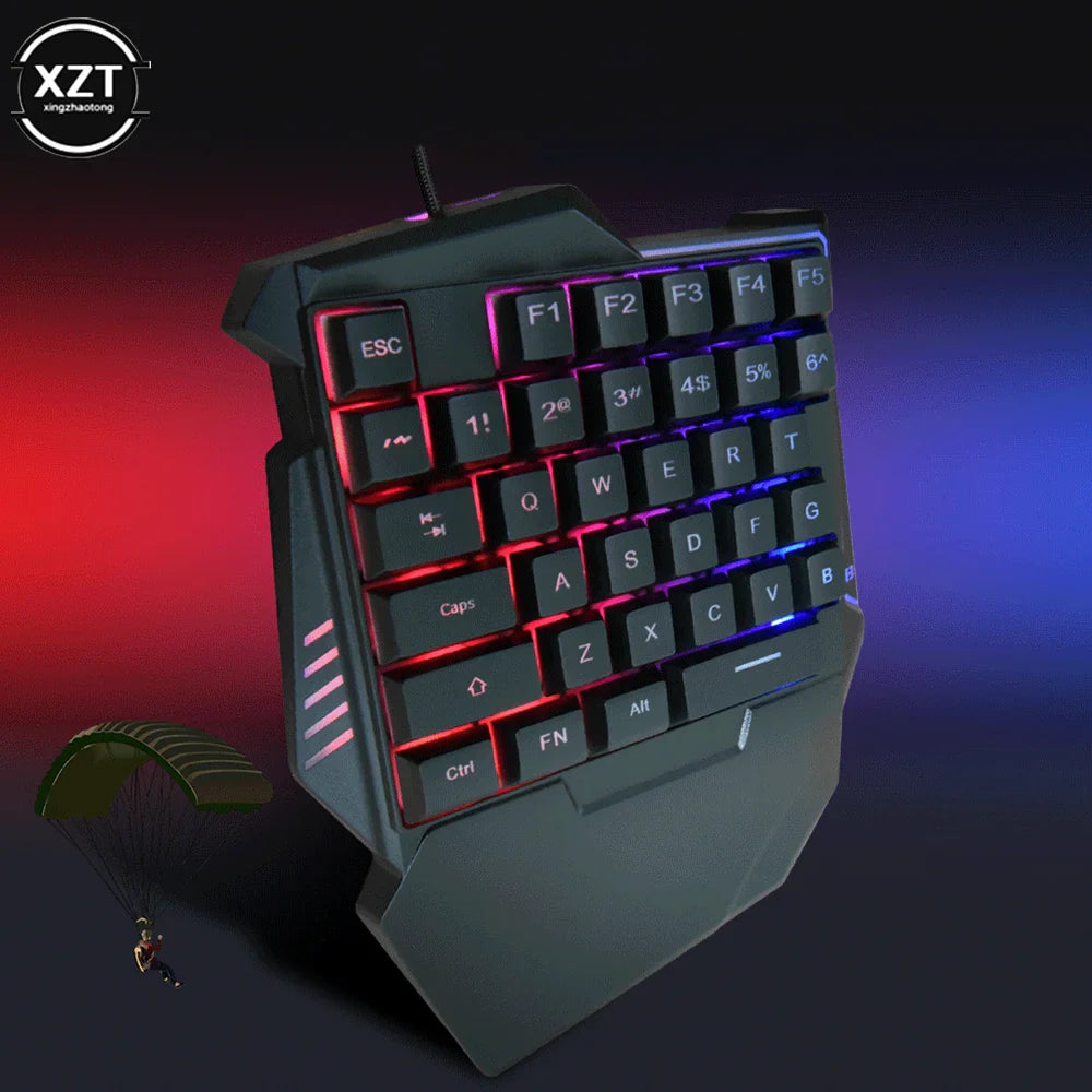 G7 Gaming Keyboard Single Hand Mini Usb Ultra