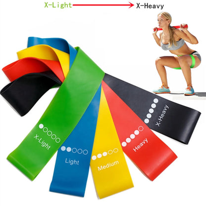 TPE Resistance Bands Fitness Set Rubber Loop Bands