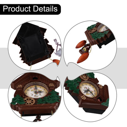 Wall-mounted Alarm Clock Cuckoo Pendulum Clock