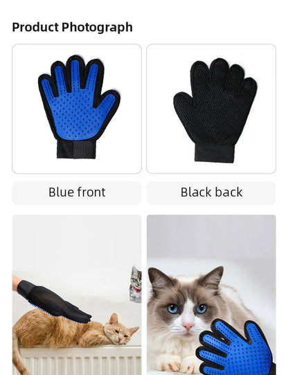 Silicone Pet Hair Removal Gloves Grooming