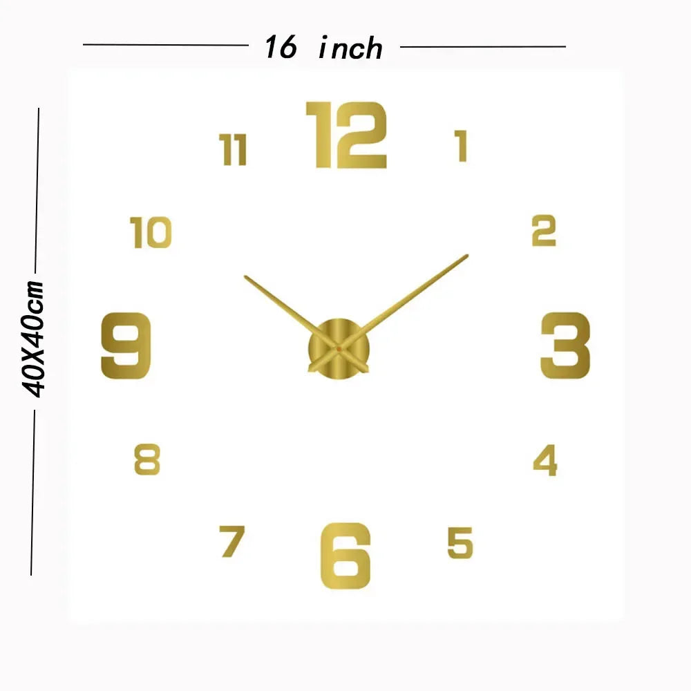 Originality Wall Clock Silent Non-Ticking Battery Operated Wall Mounted Clock