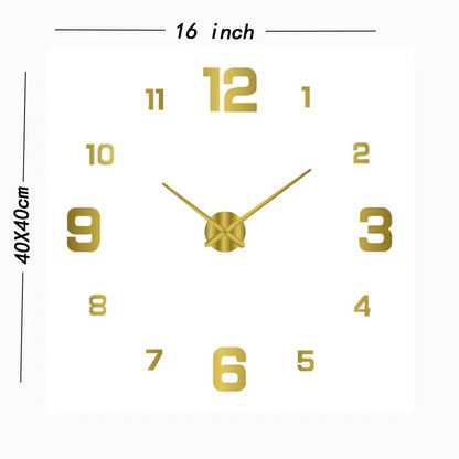 Originality Wall Clock Silent Non-Ticking Battery Operated Wall Mounted Clock