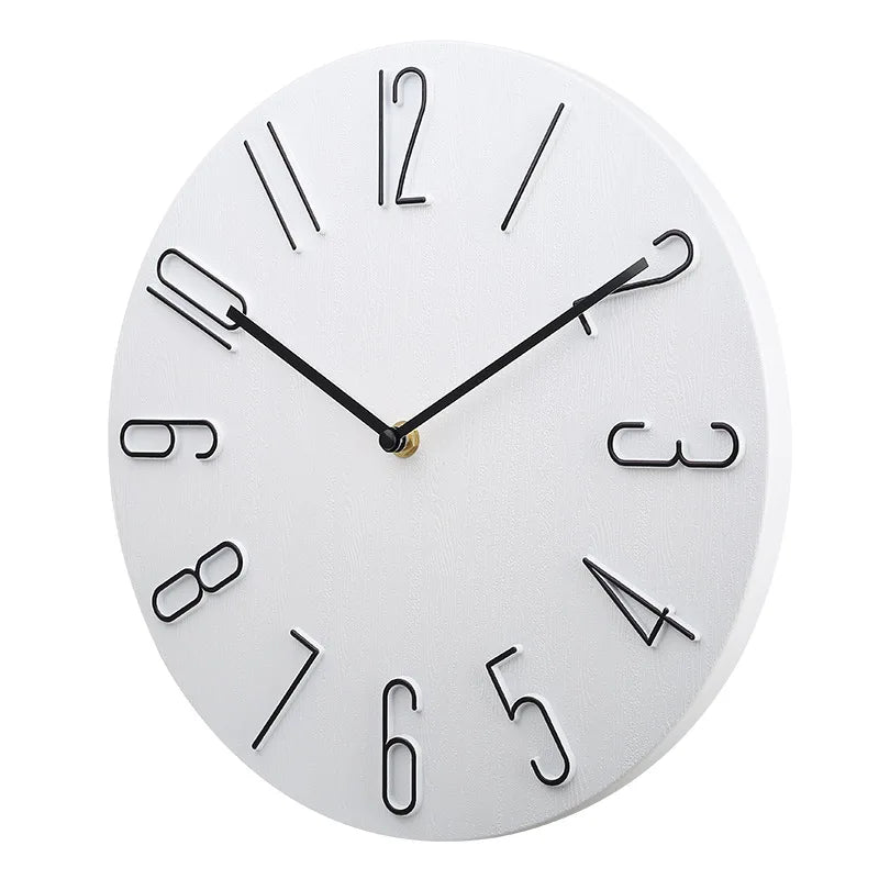 Wall clock living room household hanging fashion clock light
