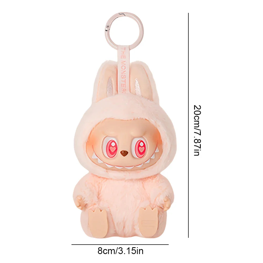 1:1 Replica Labubu The Monsters Toys Plush Vinyl Face Dolls Heart-Moving Macaron Hanging Keychain Dolls Action Figures Model