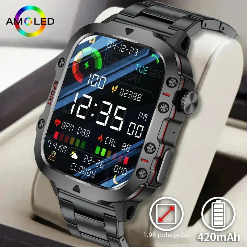 Sports Fitness Military Smart Watch