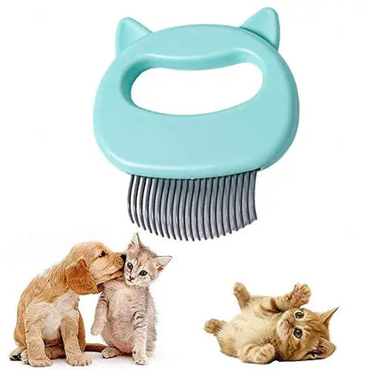 Cat Hair Removal Massaging Shell Comb