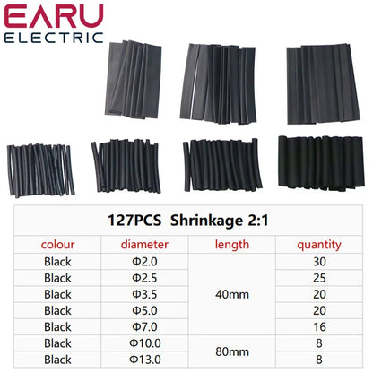 Heat Shrink Tube Sleeving Assortment Kit