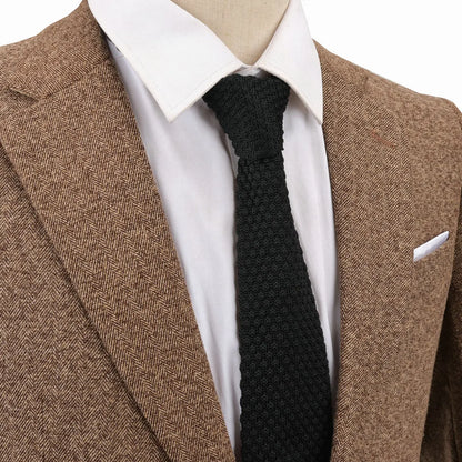 Wave Korean Style Elegant Knit Ties For Men