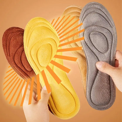 1~10PCS Keep Warm Fleece Insole Thicken Soft for Shoes