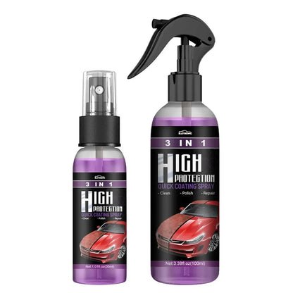 Car Wax Polish Spray Shine For Glass