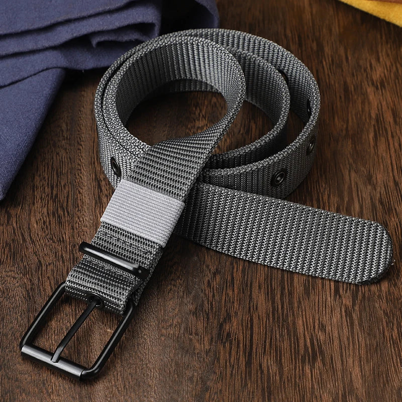 men's needle buckle belt