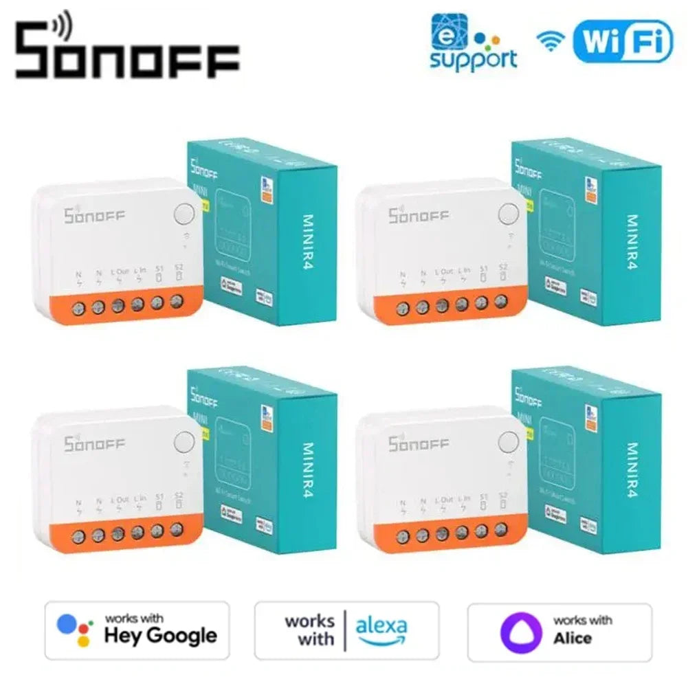 Sonoff Mini R4 Extreme Ewelink Wifi 2 Way Smart Home Relay