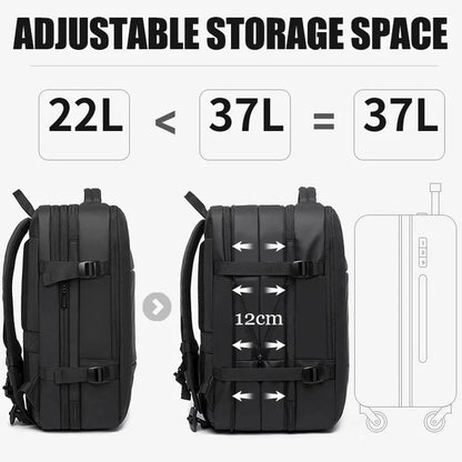 Expandable USB Large Capacity -Travel Backpack