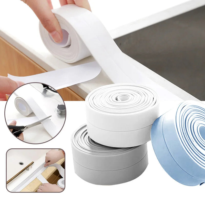 Shower Bath Sealing Tape Strips PVC