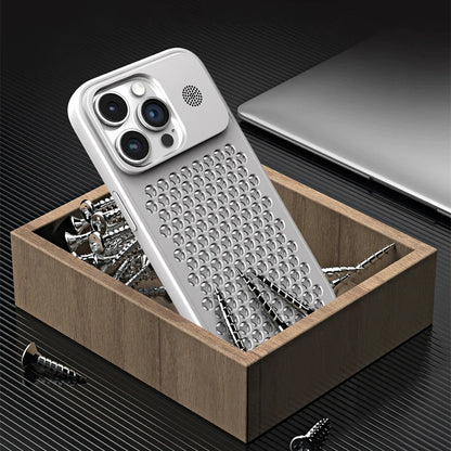 Luxury Heat Dissipation Cooling PC Phone Case For iPhone