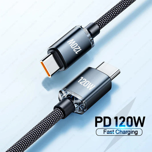 Fast Charging Type C To Type C Cable For iPhone 15 Pro