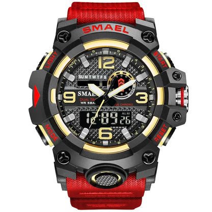SMAEL 8035  Waterproof Outdoor Digital Electronic Watch Tactical Men's Multifunctional Watch Night Glow