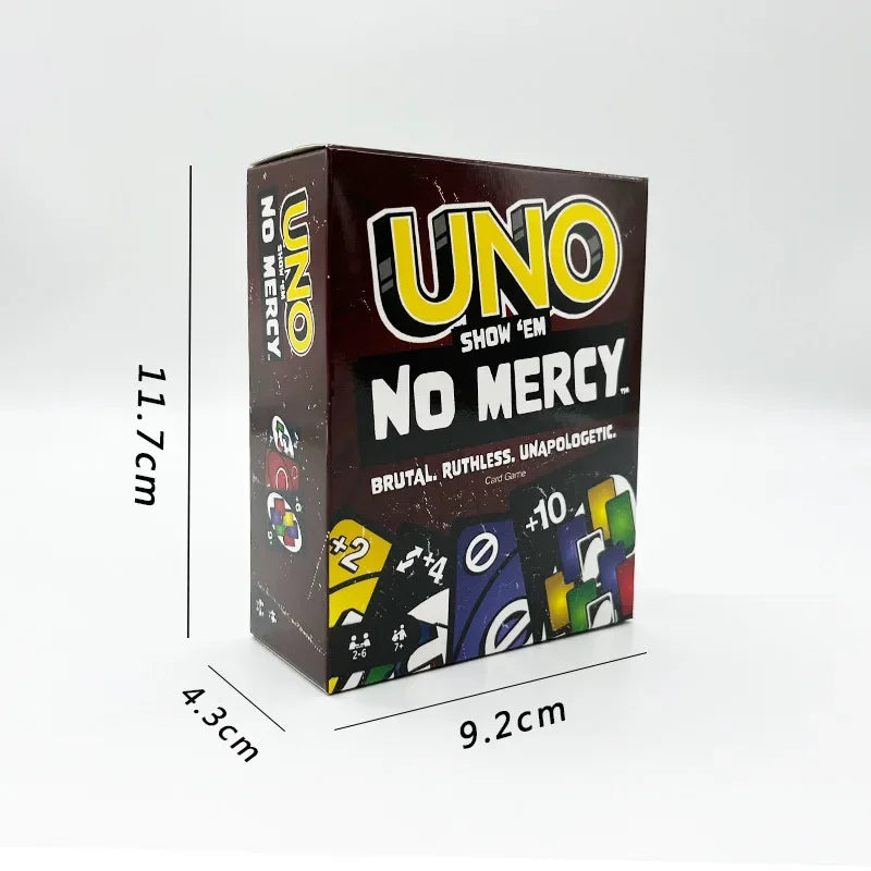 UNO NO MERCY Matching Card Game