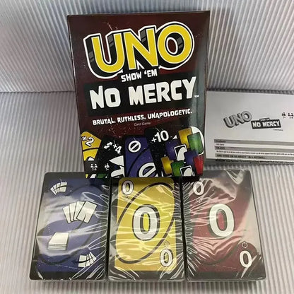 UNO NO MERCY Matching Card Game