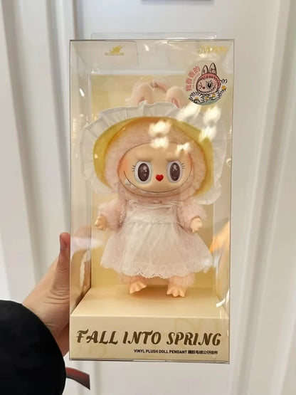 2025 In Stock Hot Anime Figure Labubu Have A Seat Series PVC Pendant Doll Model Monster Replica Keychain Kid Toys Birthday Gifts