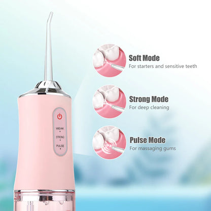 Portable Oral Irrigator Rechargeable Water Flosser