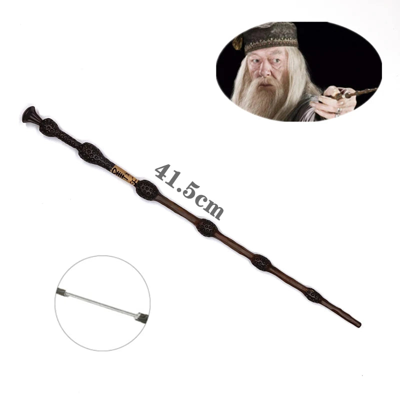 Metal Core Wand Harris Pottered Cosplay Hermione Granger Premium Gift Box Packaging Model Children's Toys Birthday Gift