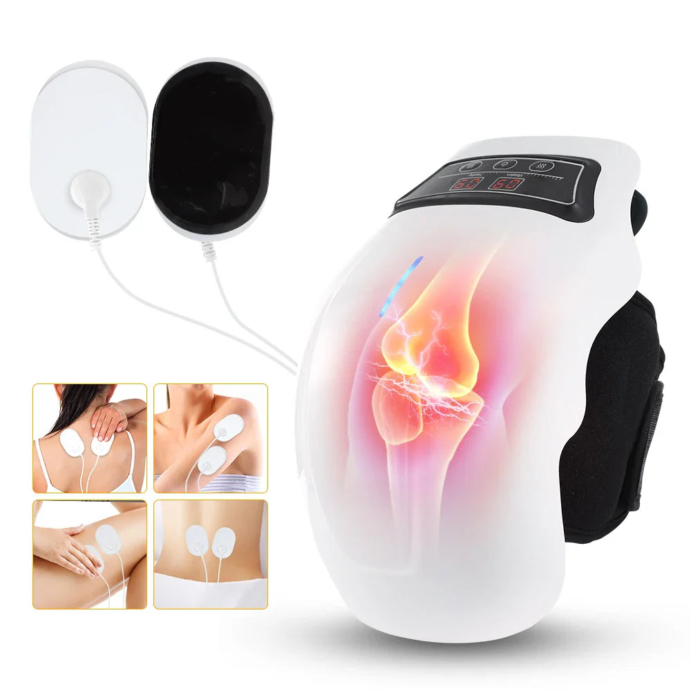 Electric Knee Temperature Massager Heated Vibration