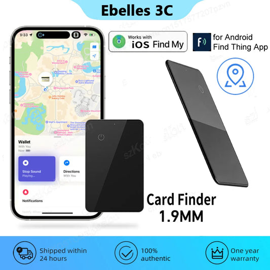 Card Finder GPS Tracker Works with Find My App