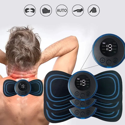 Neck Mini Electric Lcd Massage Ems 8 Body Relief