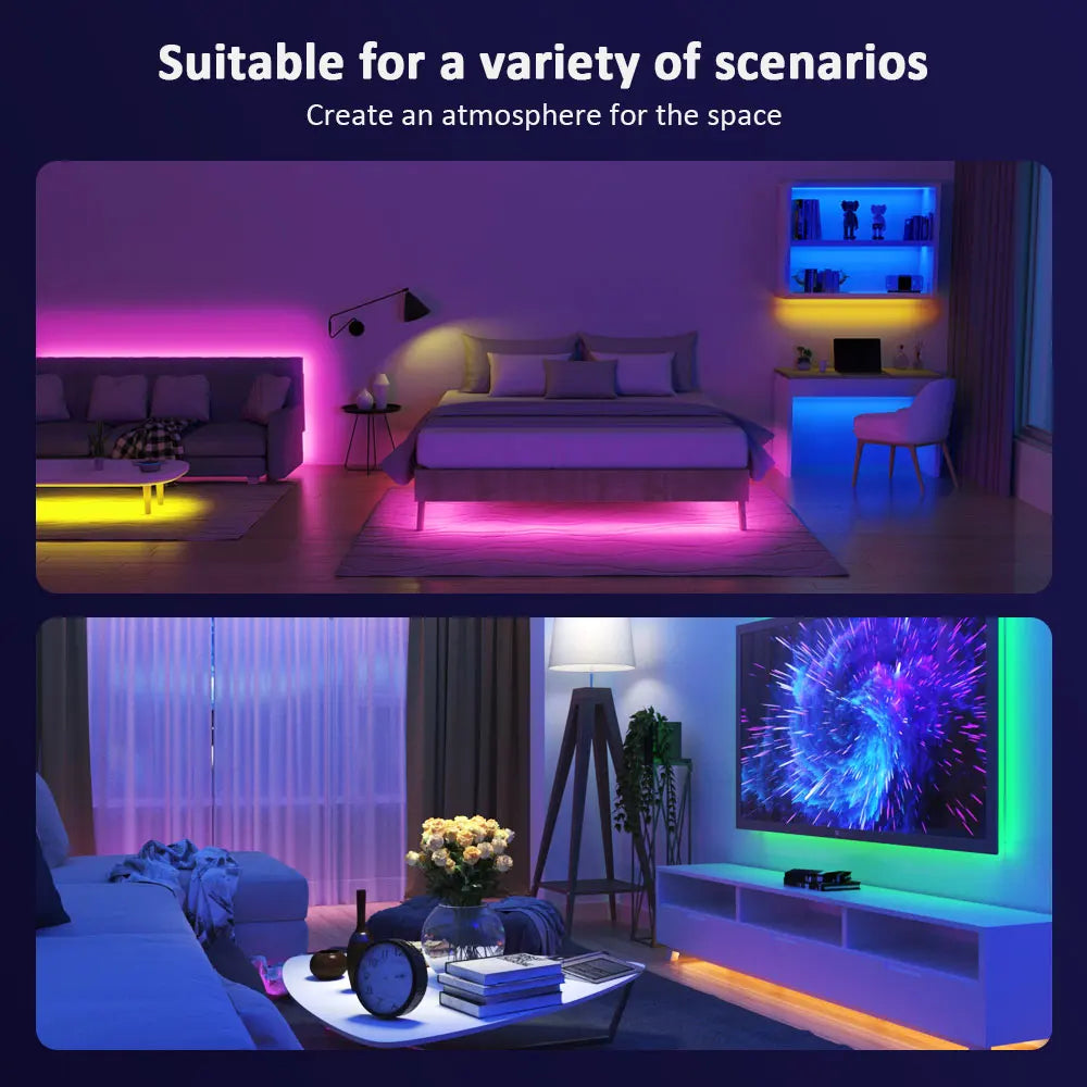 LED Strip Color Changing Lights for Party Home