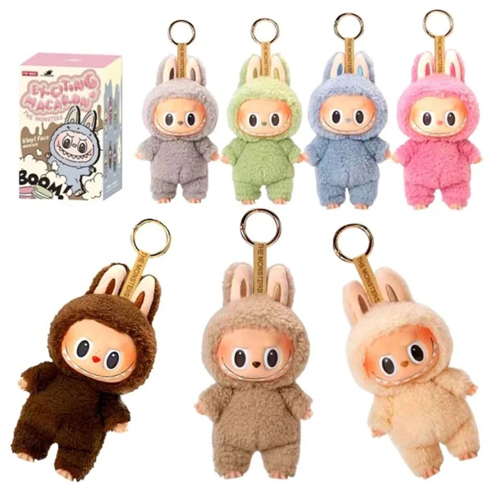 Cute Hot Sale Anime Figure Labubu Vinyl Pendant Doll Model Toy Cute Monster Replica Keychain Toys Birthday Gifts