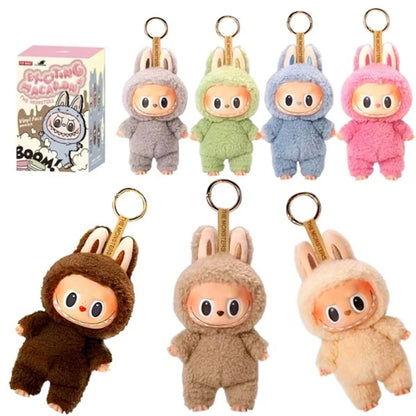 Cute Hot Sale Anime Figure Labubu Vinyl Pendant Doll Model Toy Cute Monster Replica Keychain Toys Birthday Gifts