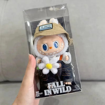 2025 In Stock Hot Anime Figure Labubu Have A Seat Series PVC Pendant Doll Model Monster Replica Keychain Kid Toys Birthday Gifts