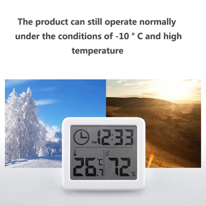 Digital Desk Clock with Temperature and Humidity, Wall Clocks