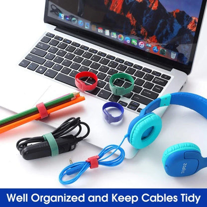 Reusable Cable Ties with Hook and Loop