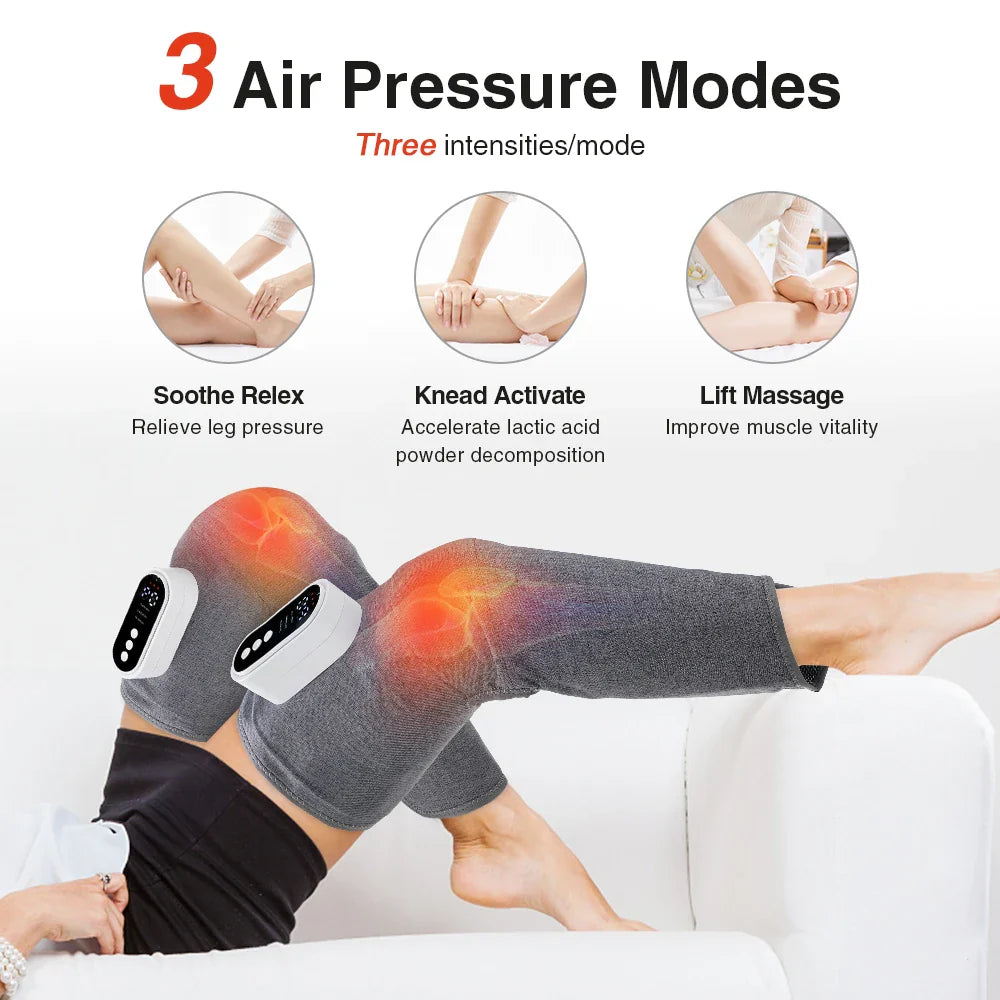 Smart Leg Massager 3-Speed Hot Compress