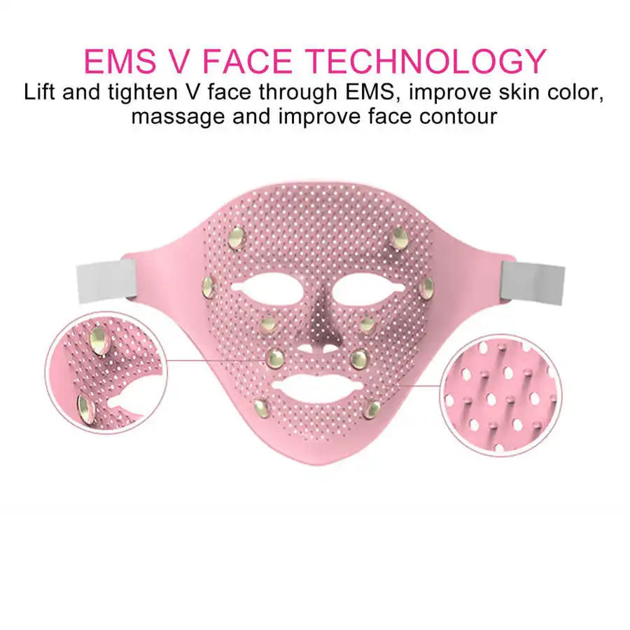 3D Silicone Mask massager facial acupuncture