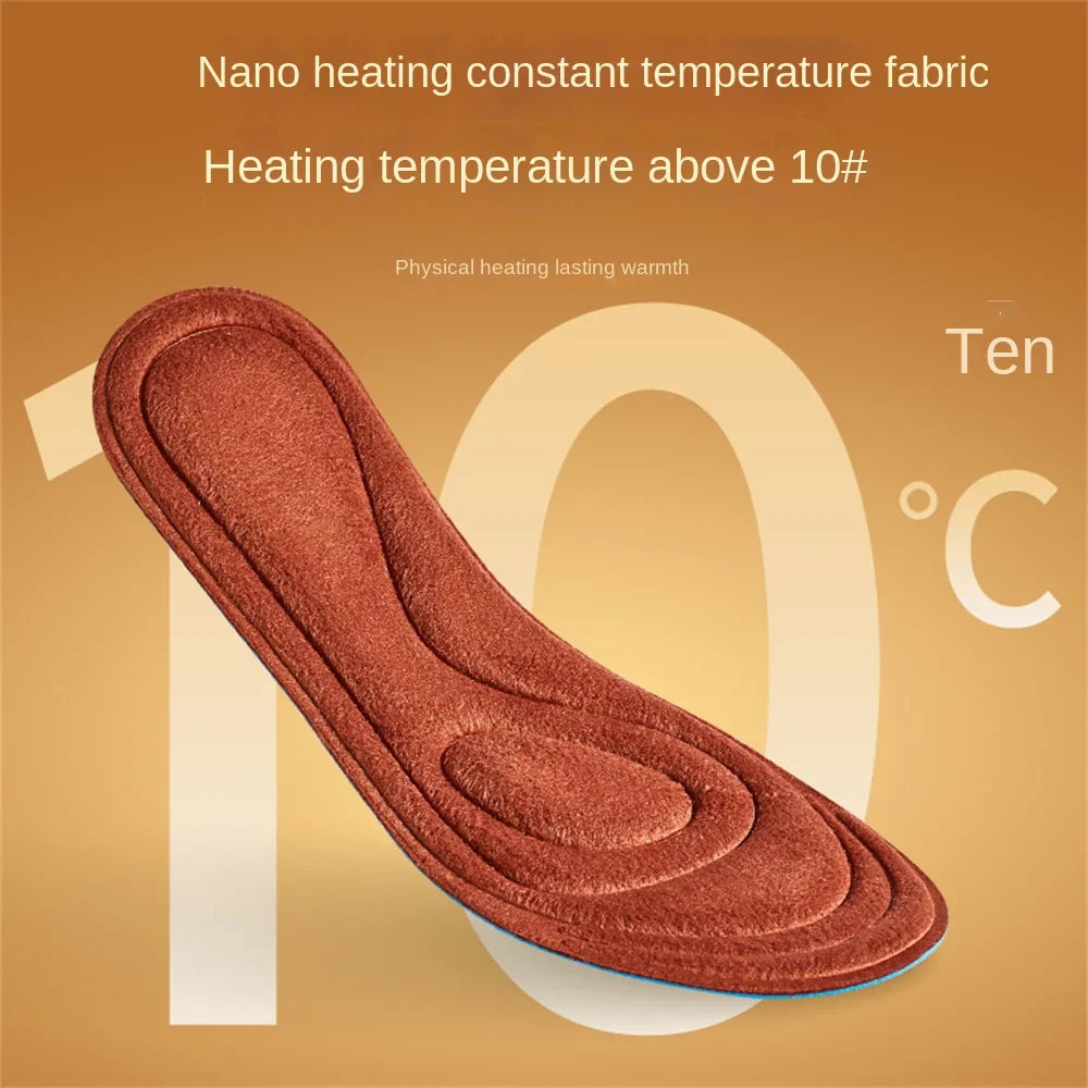 1~10PCS Keep Warm Fleece Insole Thicken Soft for Shoes