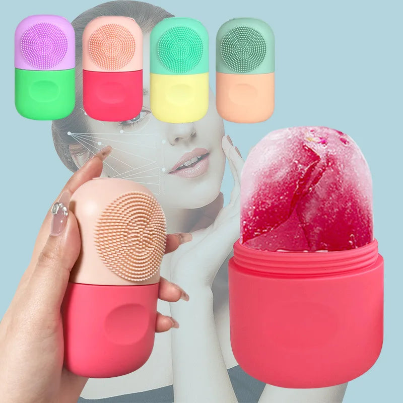 Silicone  Ice Cube Trays Beauty Lifting Ice Ball Face Massager