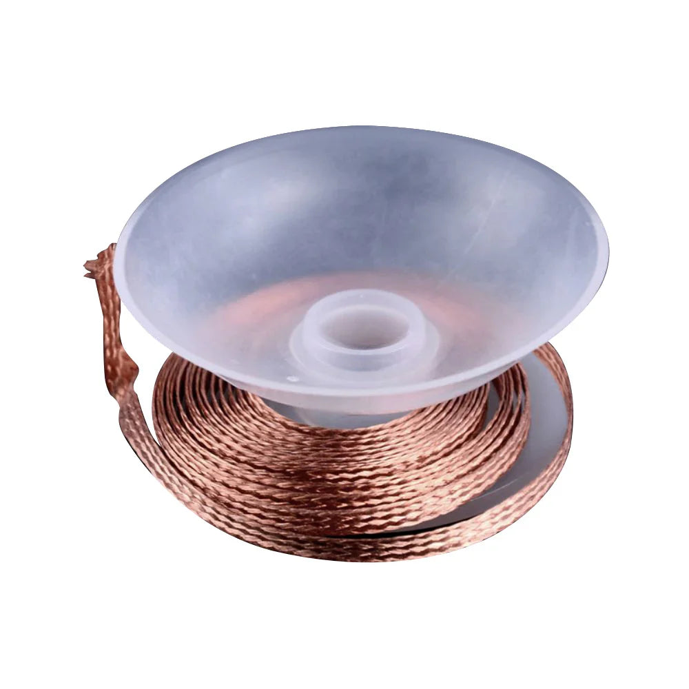 Soldering Wick with Flat Woven Copper Desoldering Braid Strip