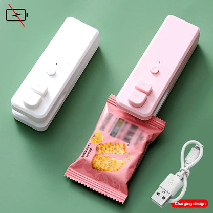 Portable Mini Bag Sealer Heat Sealers with Cutter Knife